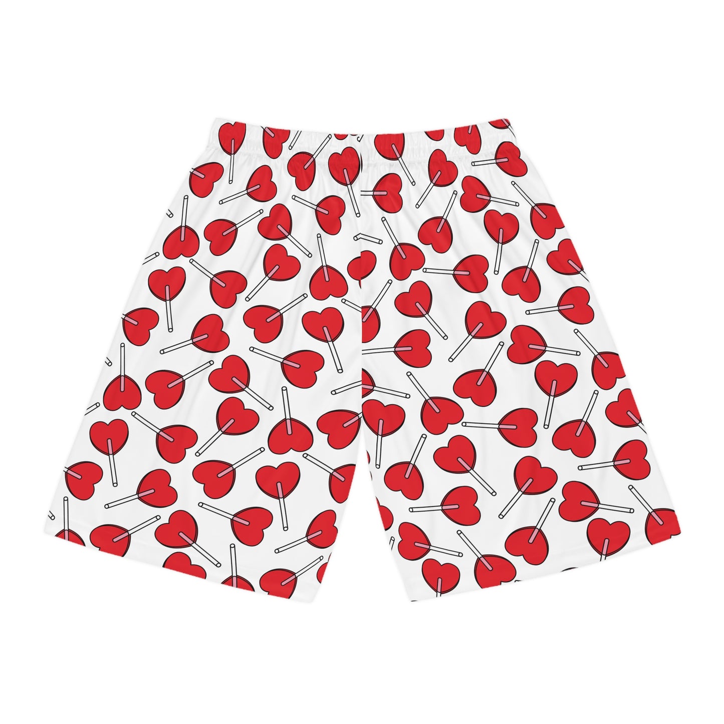 Red Heart Basketball Shorts