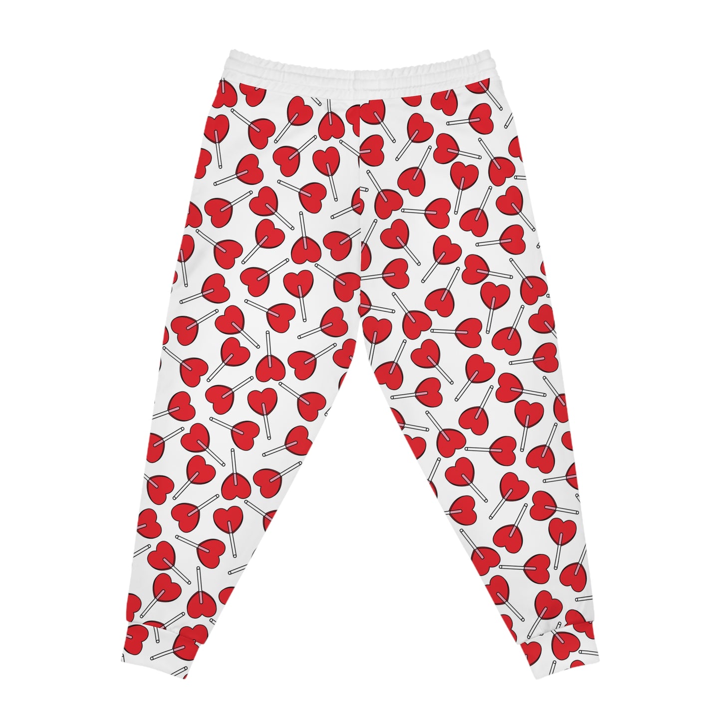 Red heart pants