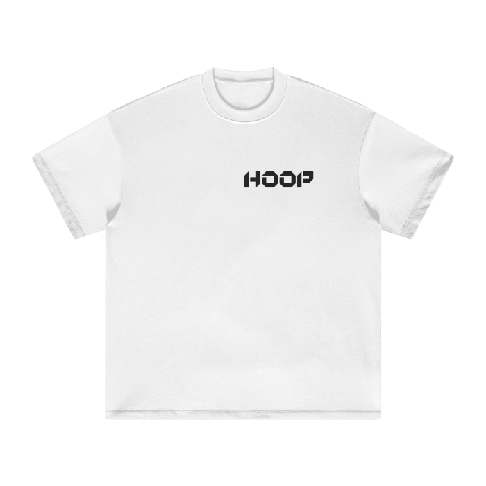 White Blank Hoop Tee