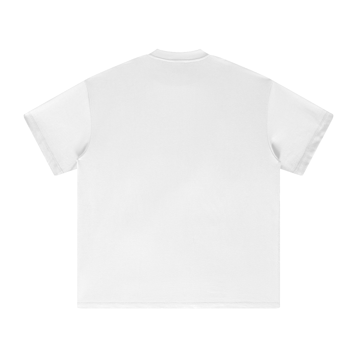 White Blank Hoop Tee