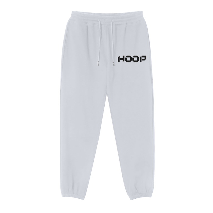 White Blank Hoop Sweatpants